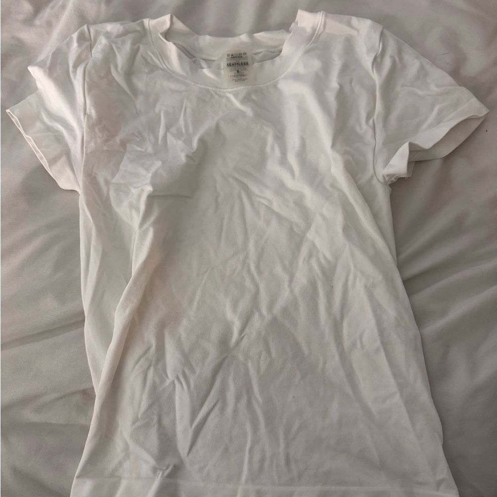 Aritzia Seamless White Top